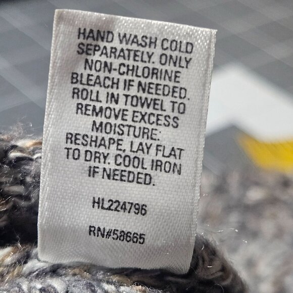 Trouvé Women’s Cropped Sweater Gray Zip M Minimalist Academia Espressocore - Picture 9 of 12